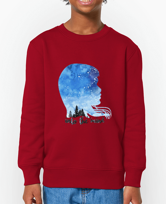 Sweat-shirt enfant PROFIL AQUARELLE NUIT -INTO THE MIND Par  icône