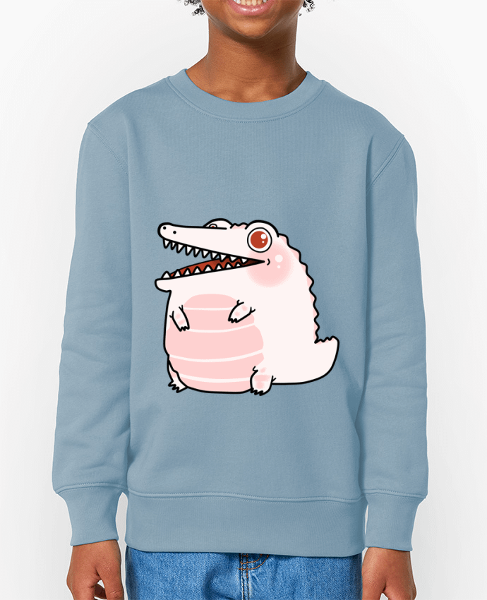 Sweat-shirt enfant Cocodrilo Blanco Kawaii Par  MaaxLoL