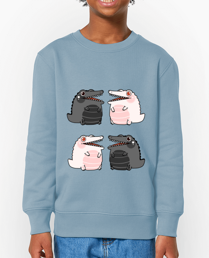 Sweat-shirt enfant Mini Cocodrilos Par  MaaxLoL