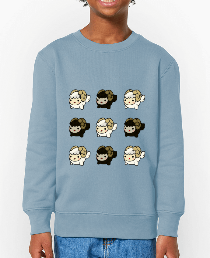 Sweat-shirt enfant Cabritas de Colores en Miniatura Par  MaaxLoL