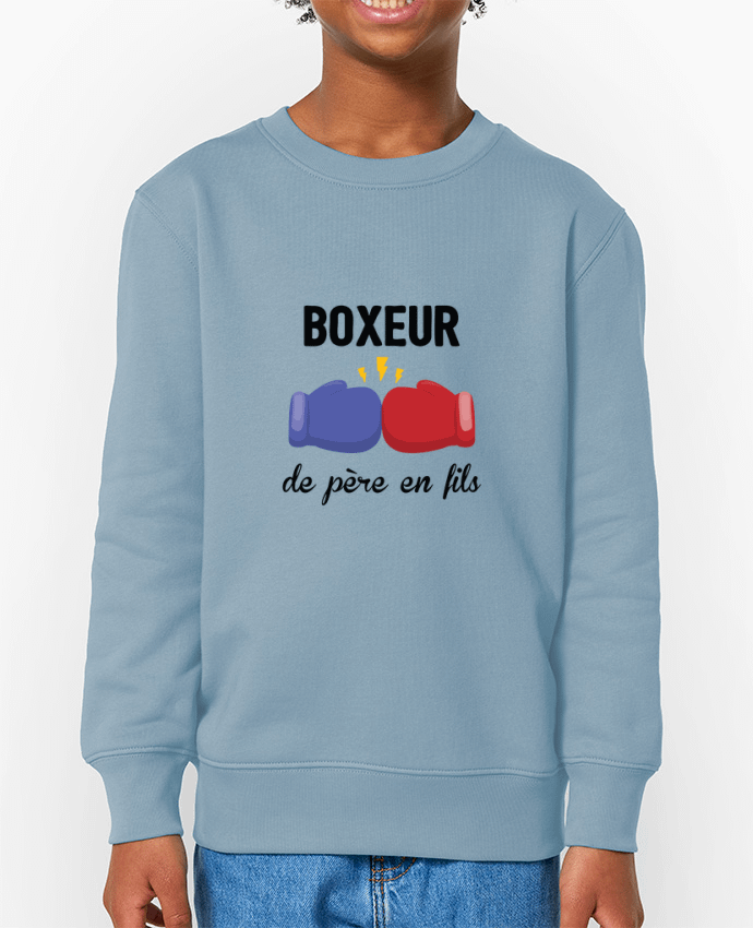 Sweat-shirt enfant Boxeur de père en fils Par  tunetoo