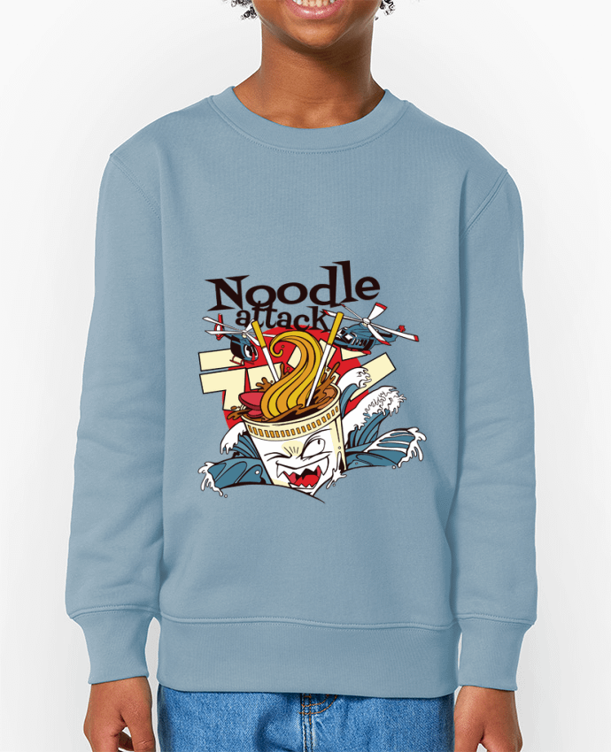 Sweat-shirt enfant El Ataque del Ramen Monstruoso Par  MaaxLoL