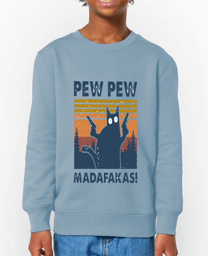 Sweat-shirt enfant Pew Pew Madafakas! Par  Geekshow