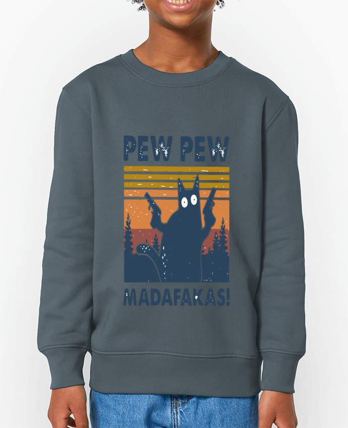 Sweat-shirt enfant Pew Pew Madafakas! Par  Geekshow