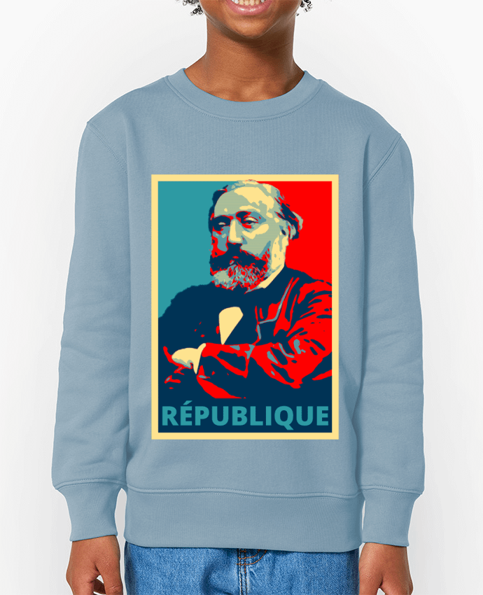 Sweat-shirt enfant Léon Gambetta - République Par  Hémipléjik