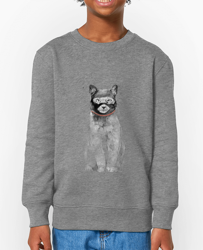 Sweat-shirt enfant Masked cat Par  Balàzs Solti