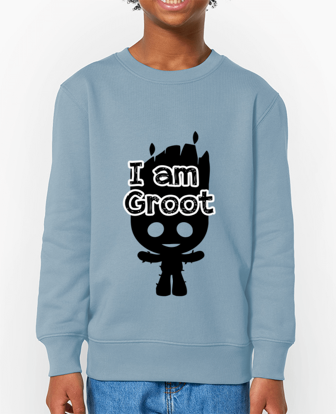Sweat-shirt enfant I am Groot Par  Geekshow