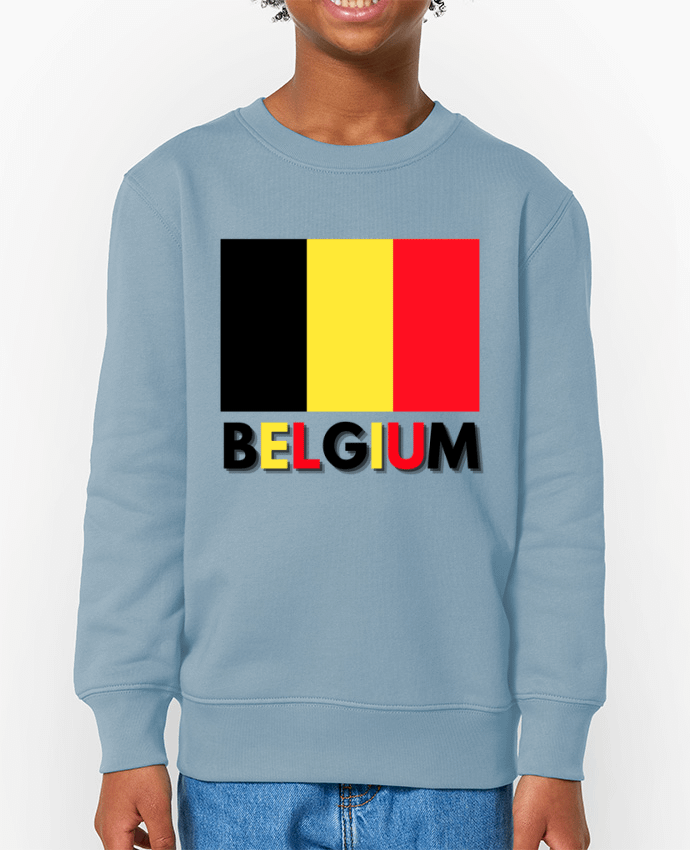 Sweat-shirt enfant Drapeau Belgium Par  Anastasia