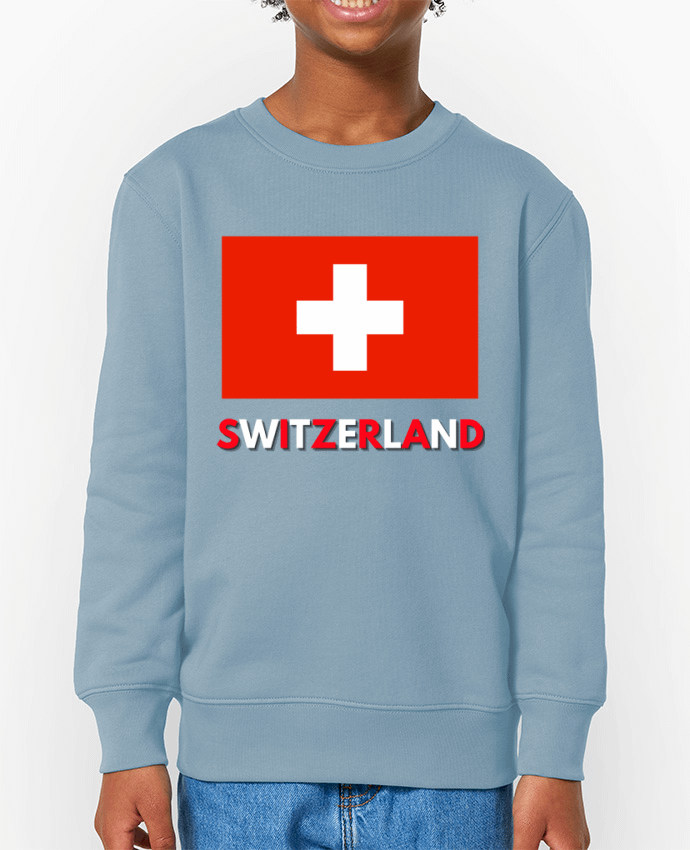 Sweat-shirt enfant Drapeau suisse Par  Anastasia