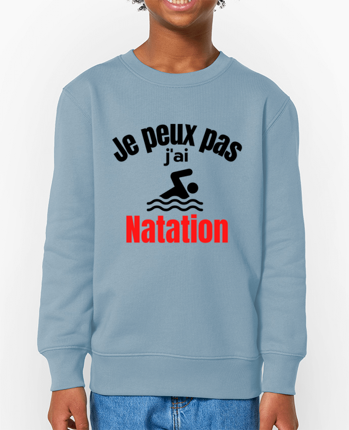 Sweat-shirt enfant Je peux pas,j'ai natation Par  Anastasia