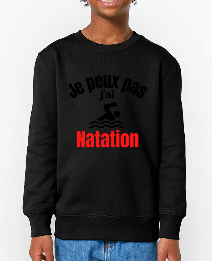 Sweat-shirt enfant Je peux pas,j'ai natation Par  Anastasia