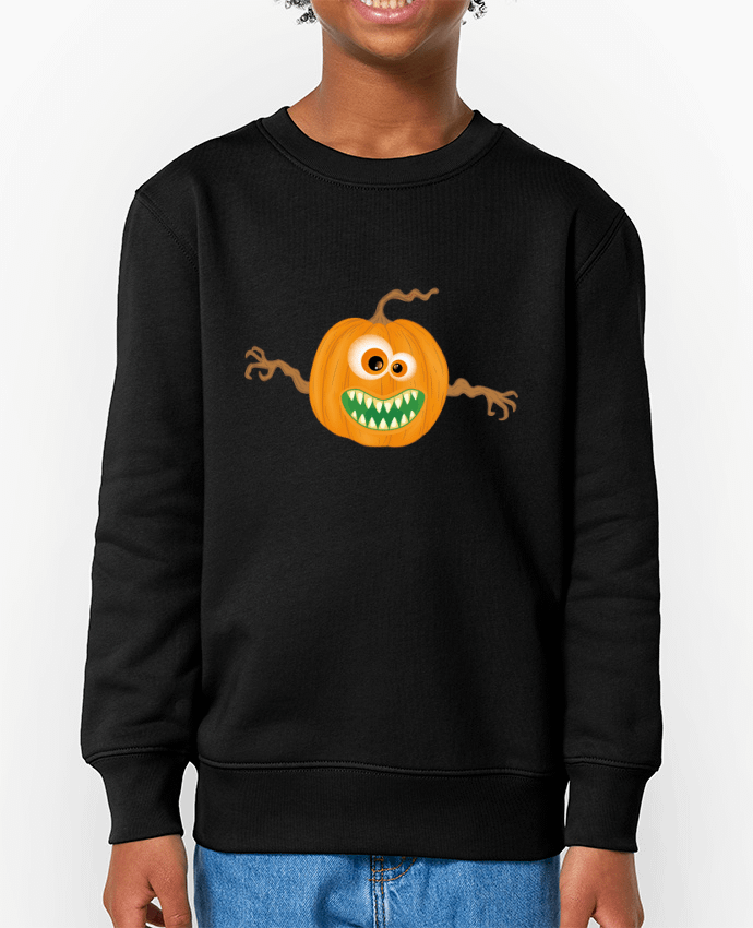 Sweat-shirt enfant Monstre citrouille halloween Par  Lumagayo