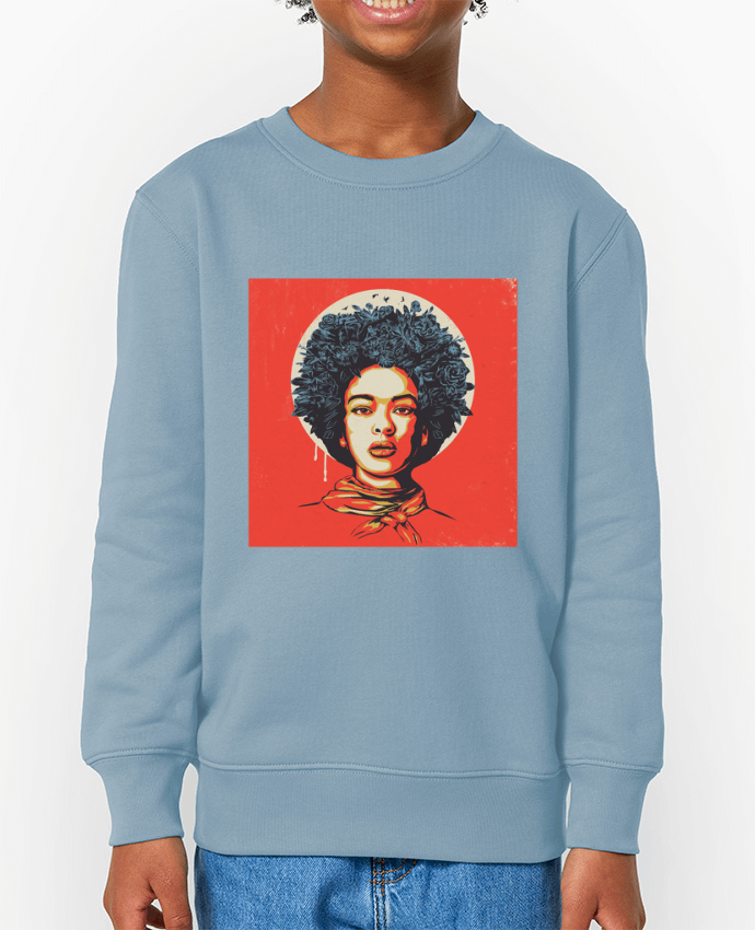 Sweat-shirt enfant Flower Power Par  Balàzs Solti