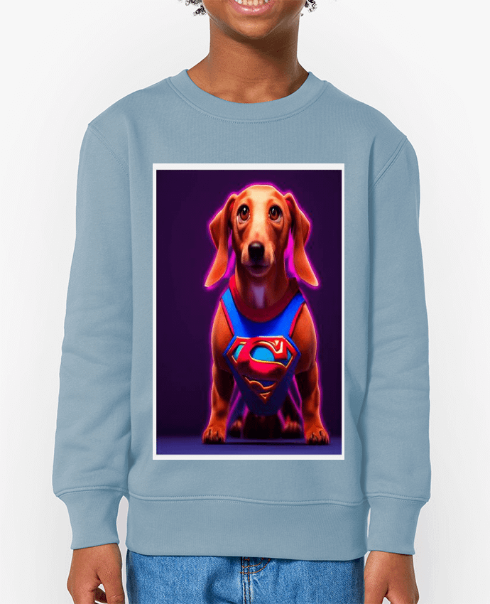 Sweat-shirt enfant Superdog! Par  a-Creations