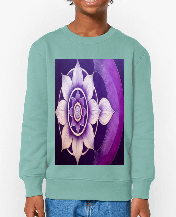 Sweat-shirt enfant Mandala Loto Par  a-Creations