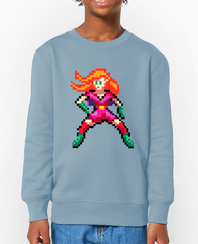 Sweat-shirt enfant Super héroïne - Red Par  justsayin