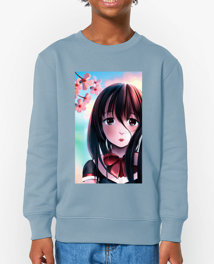 Sweat-shirt enfant Anime girl - Ayaka Par  justsayin