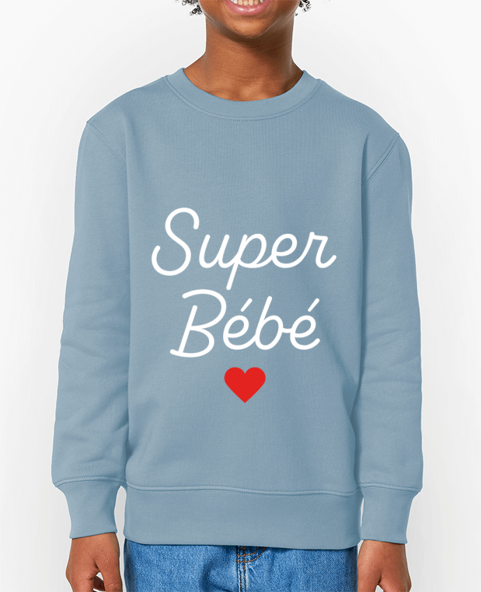 Sweat-shirt enfant Super bébé Par  Mademoiselle Polly