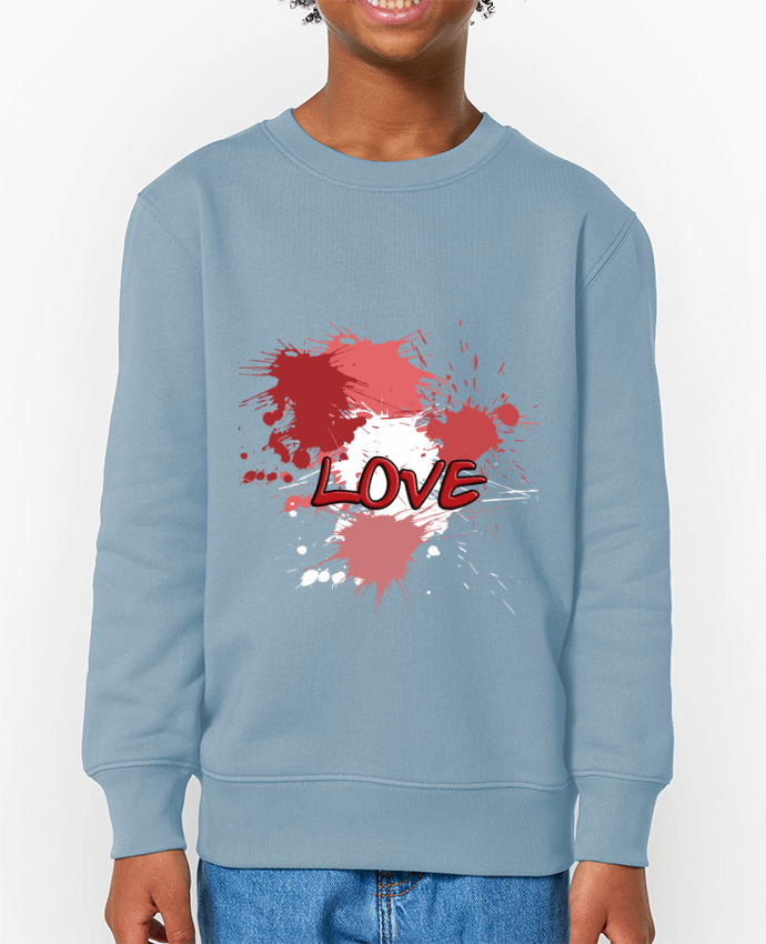 Sweat-shirt enfant Love - Amour Par  Toncadeauperso