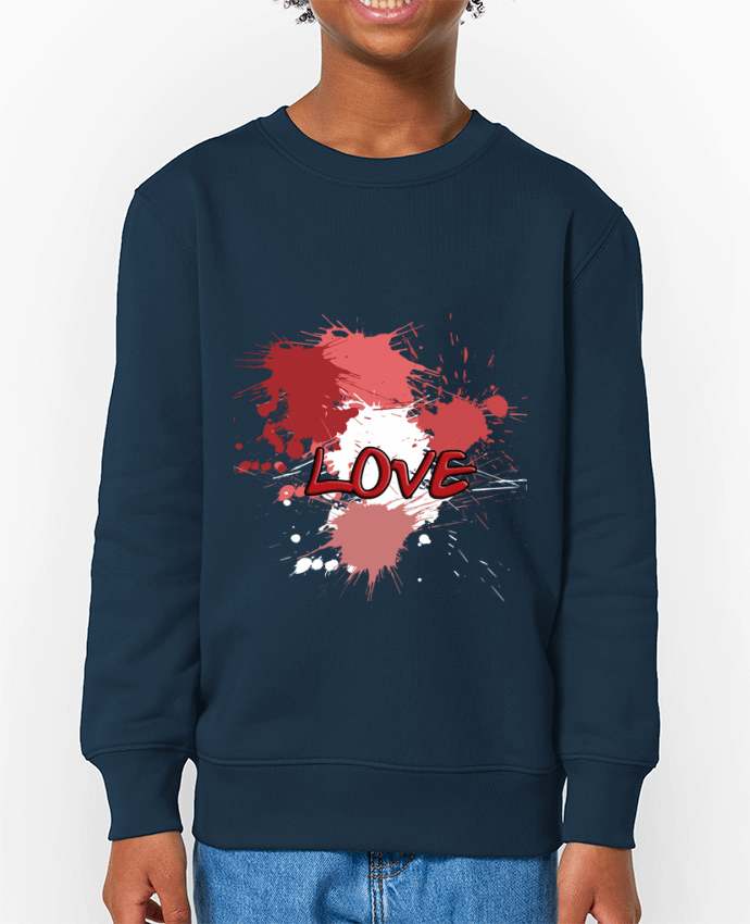 Sweat-shirt enfant Love - Amour Par  Toncadeauperso