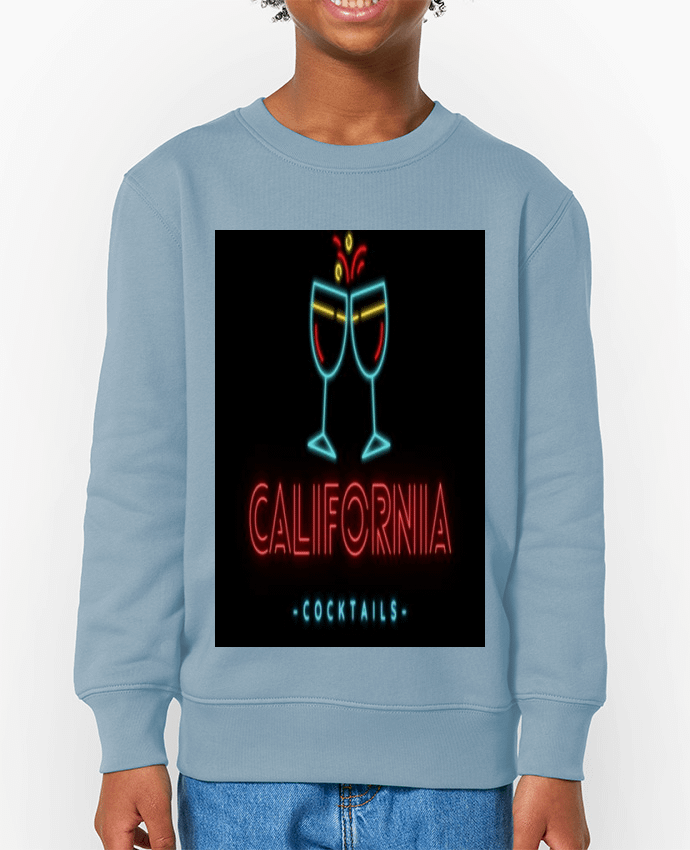 Sweat-shirt enfant CALIFORNIA cocktails Par  ilyaseedit