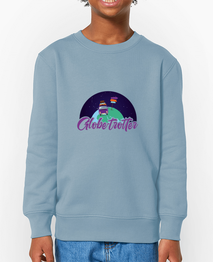 Sweat-shirt enfant Globe-Trotter 1 Par  Sheepandco