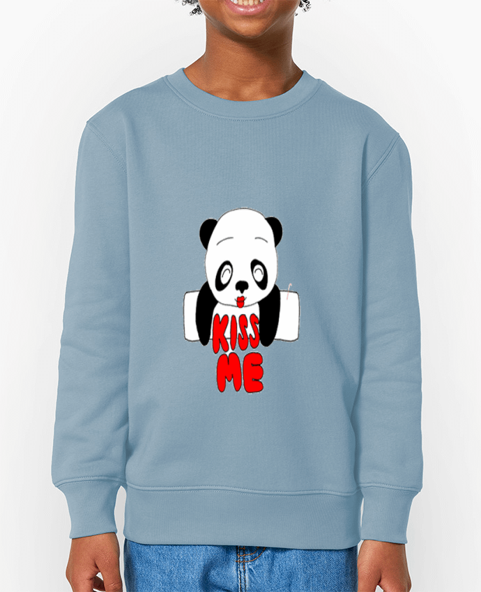 Sweat-shirt enfant kiss me Par  Ivonne Granillo