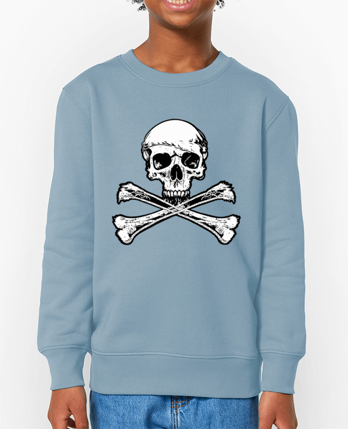 Sweat-shirt enfant Jolly Roger - Drapeau Pirate - Tête de Mort Par  Geronimo Gorilla SylverBack