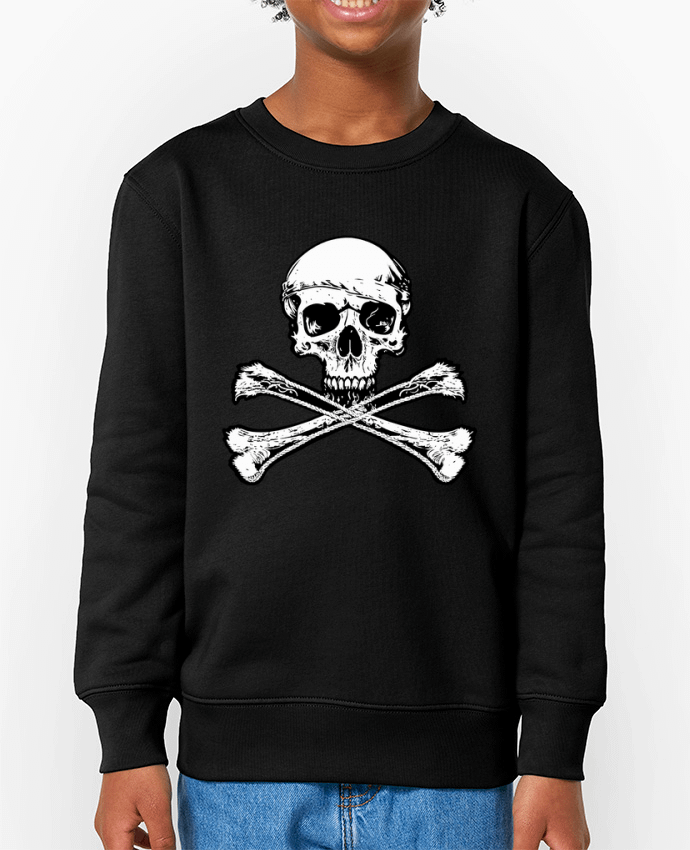 Sweat-shirt enfant Jolly Roger - Drapeau Pirate - Tête de Mort Par  Geronimo Gorilla SylverBack