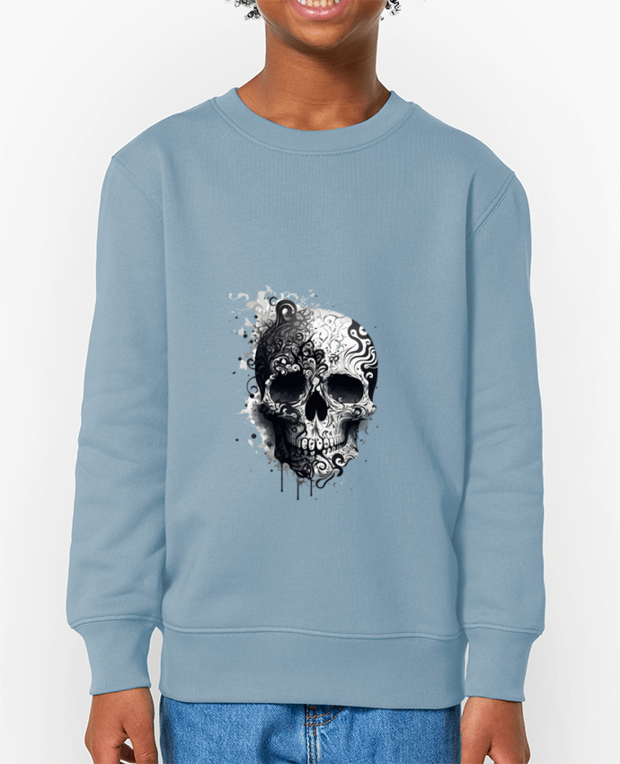Sweat-shirt enfant Skull Art Par  Kraazy