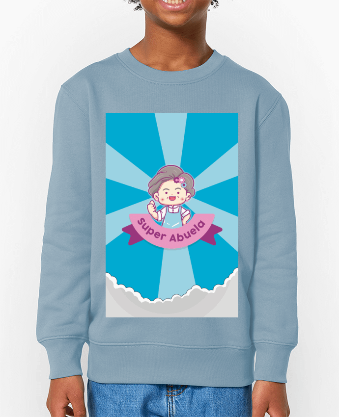 Sweat-shirt enfant Super abuela Par  Angesalda