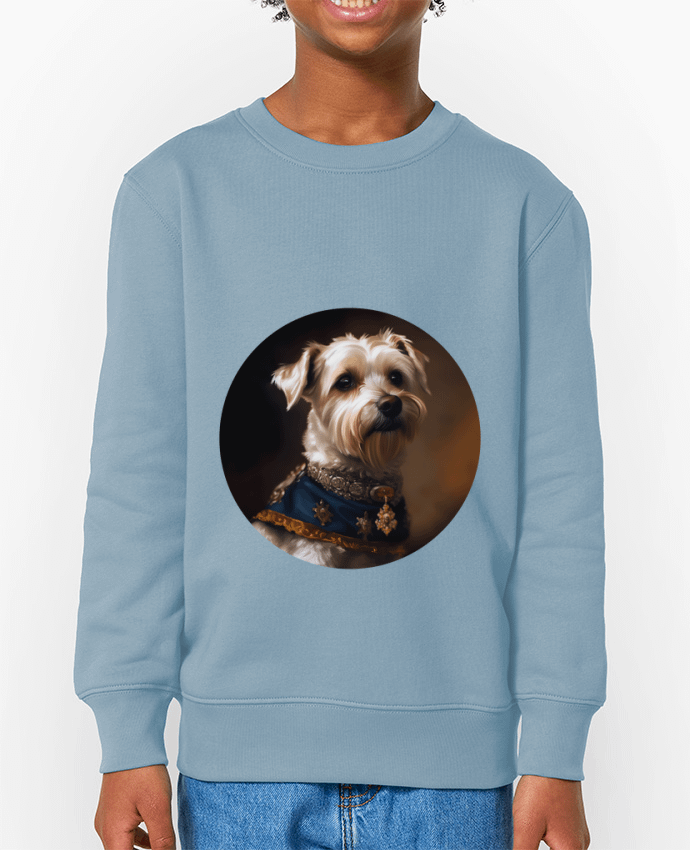 Sweat-shirt enfant chien médaillé Par  EliseDesign