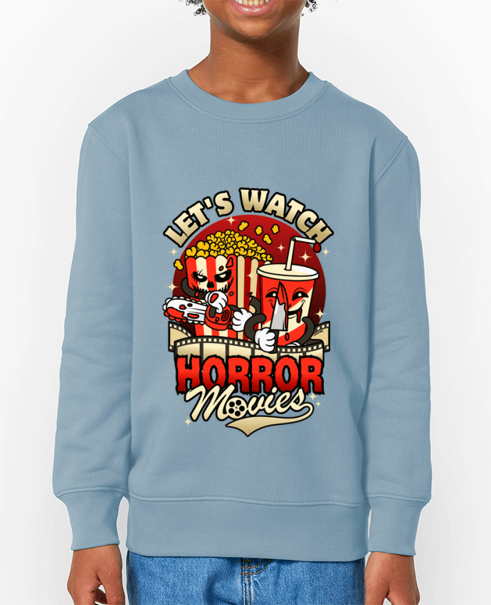 Sweat-shirt enfant Regardons des films d'horreur - Collations Par  LM2Kone