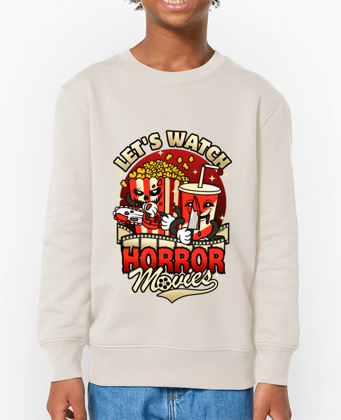 Sweat-shirt enfant Regardons des films d'horreur - Collations Par  LM2Kone