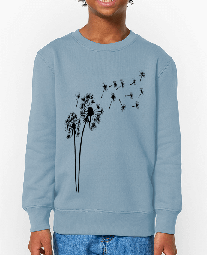 Sweat-shirt enfant Fleur de pissenlit Par  LAGUENY