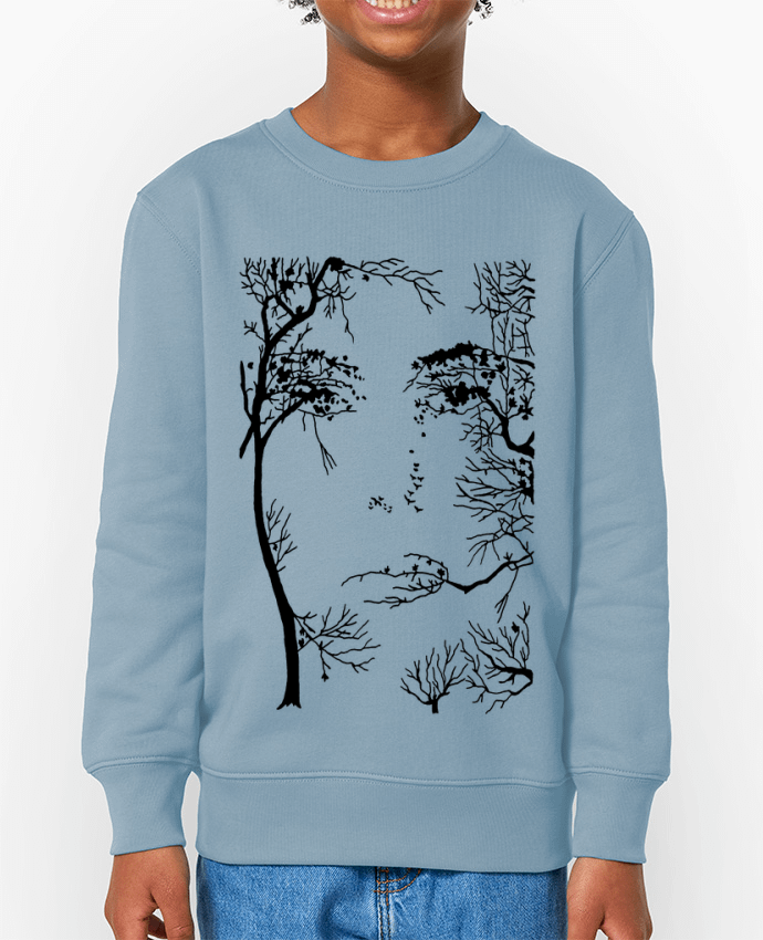 Sweat-shirt enfant Le visage de la forêt Par  LAGUENY