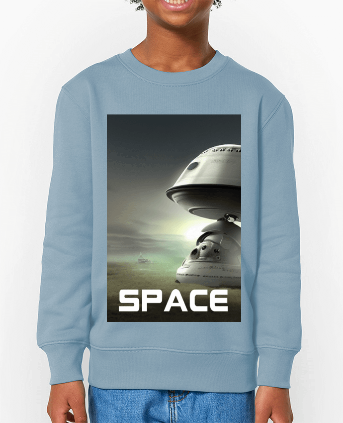 Sweat-shirt enfant STATION MARS Par  Goryl graph