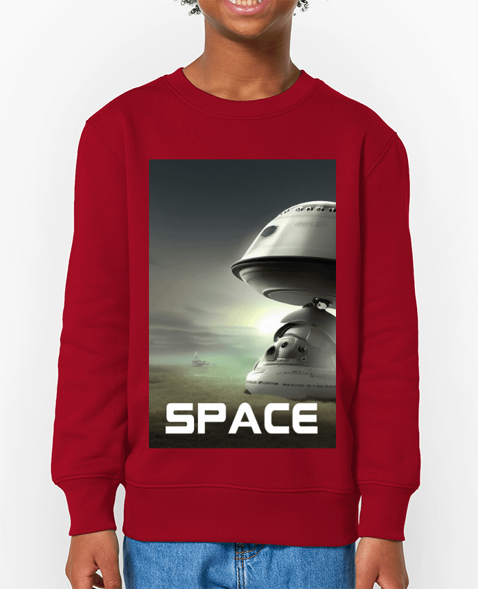 Sweat-shirt enfant STATION MARS Par  Goryl graph