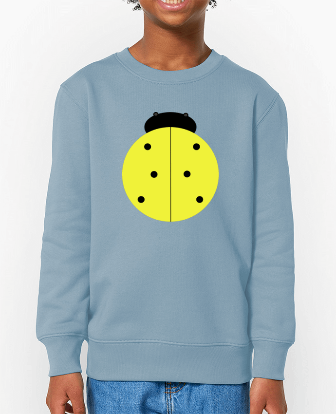 Sweat-shirt enfant Coccinelle jaune Par  Les Caprices de Filles