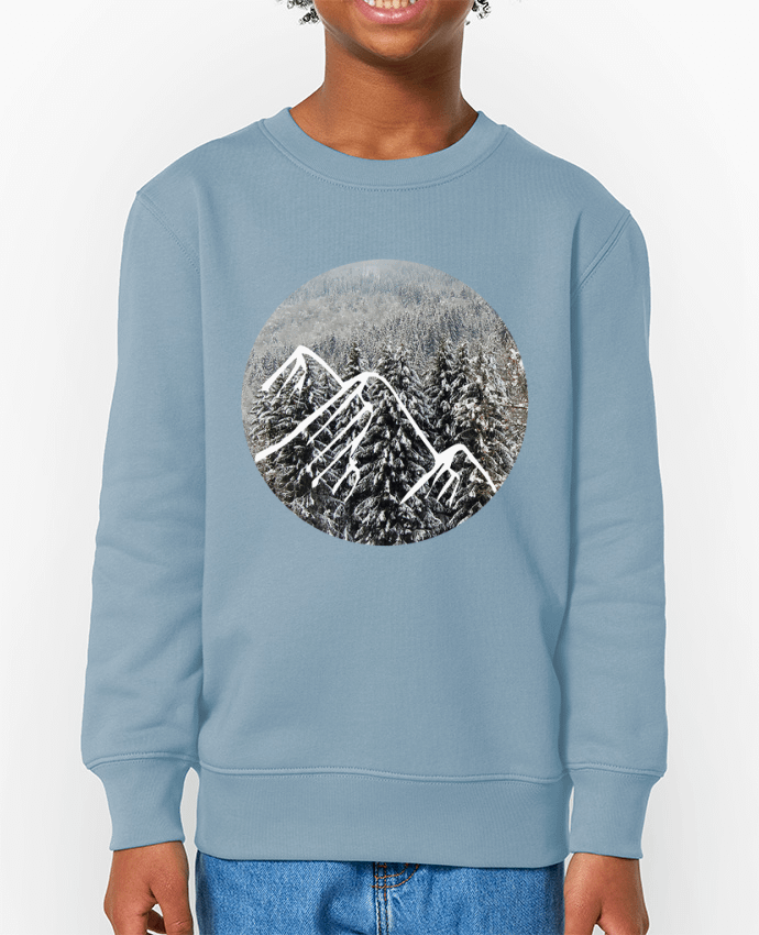 Sweat-shirt enfant Sapins Par  Pom