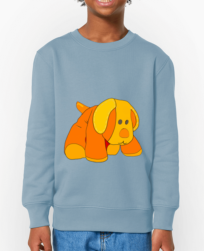 Sweat-shirt enfant Petit chien doudou en peluche Par  Bief Designs.