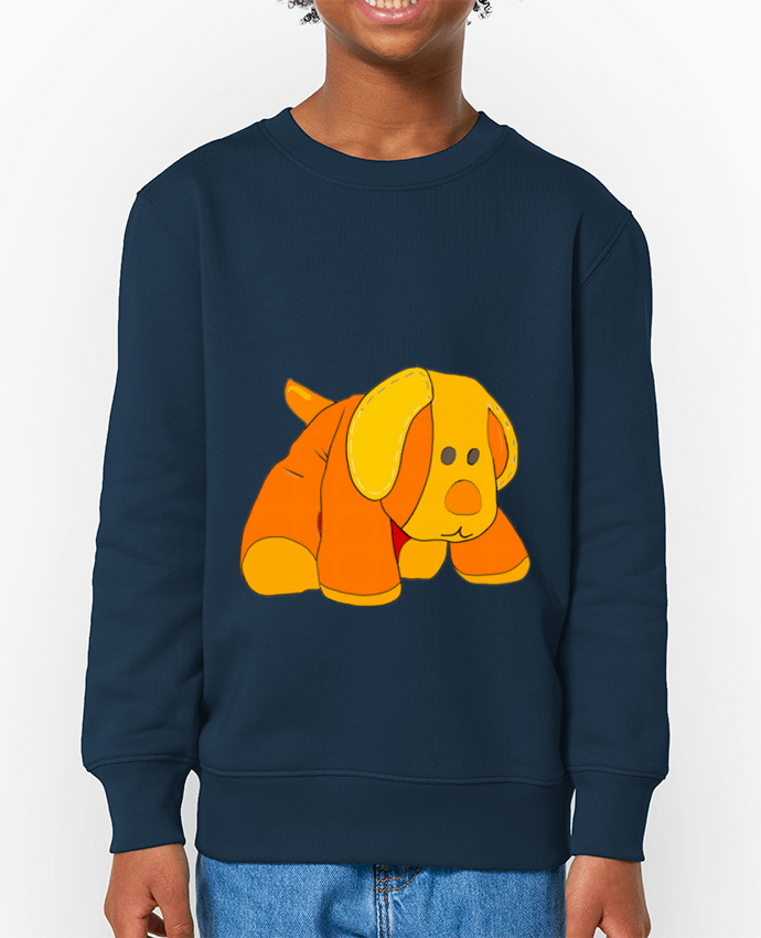 Sweat-shirt enfant Petit chien doudou en peluche Par  Bief Designs.