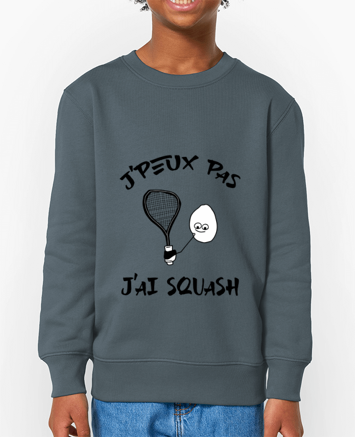 Sweat-shirt enfant J'peux pas j'ai squash Par  Cherichouc