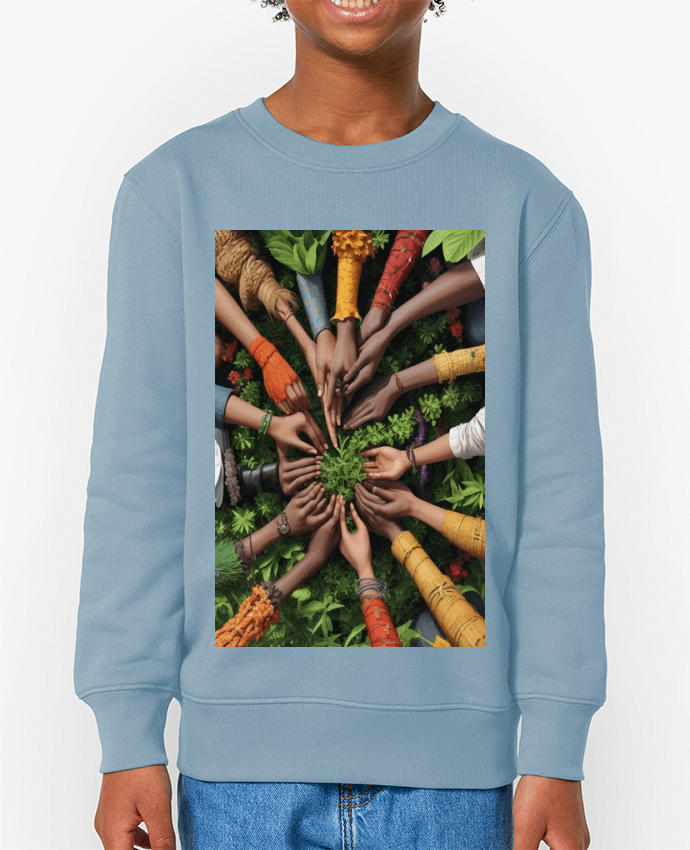 Sweat-shirt enfant Main dans la Main : L'Union en Action Par  Joar