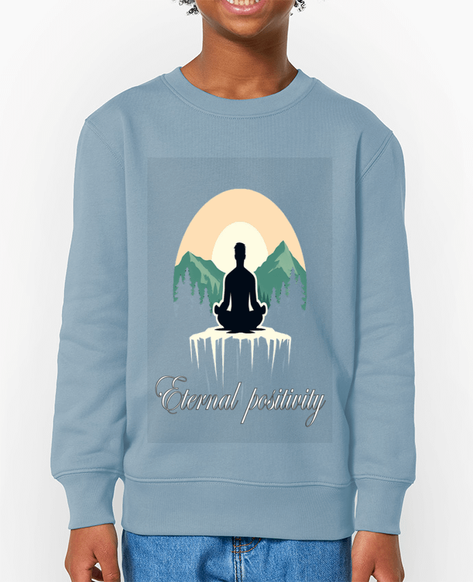 Sweat-shirt enfant meditation 7 Par  Eternal Positivity