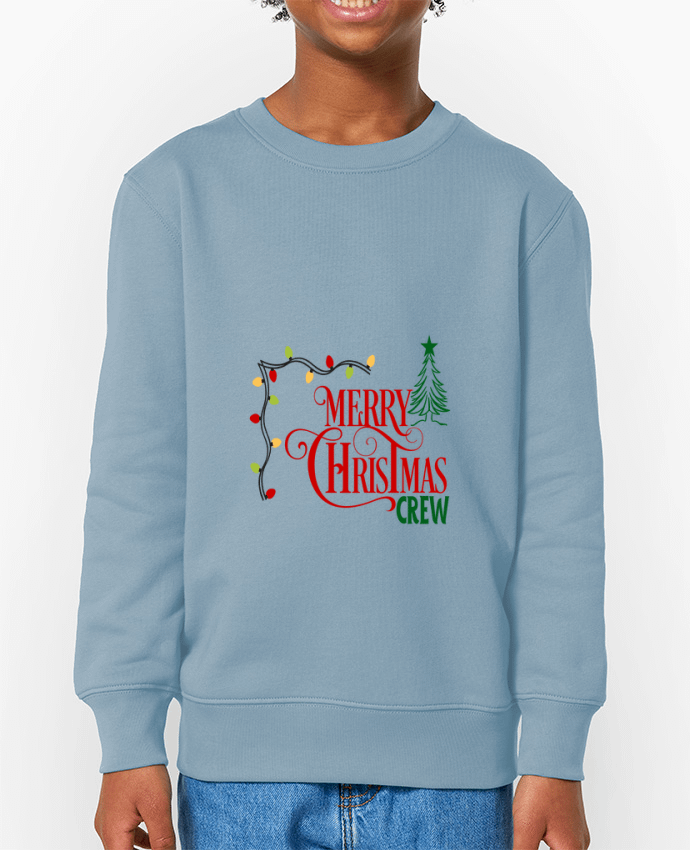 Sweat-shirt enfant Christmas Crew - Design aux couleurs des fêtes Par  DEVMA