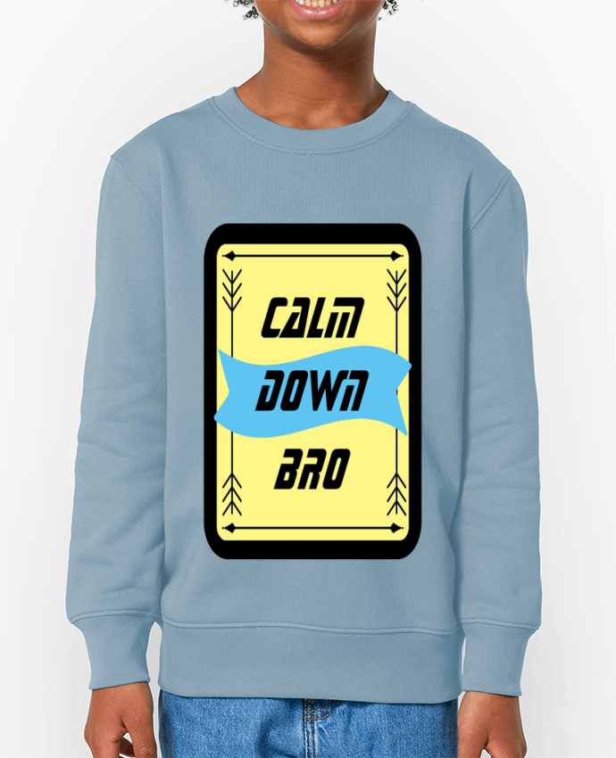 Sweat-shirt enfant Calm Down Bro Design Par  CalmDownBro78