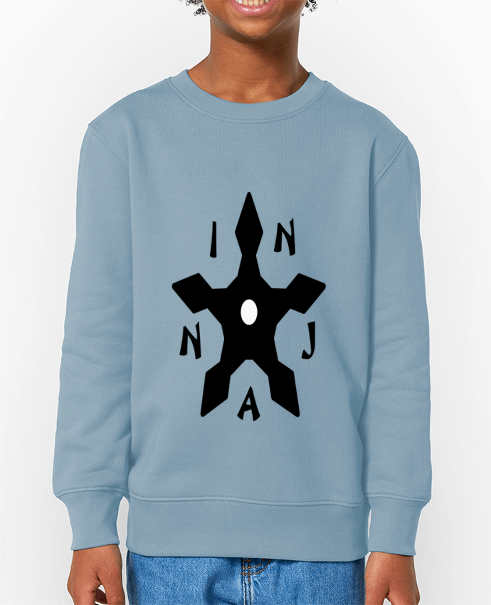 Sweat-shirt enfant Shuriken Ninja Par  CalmDownBro78