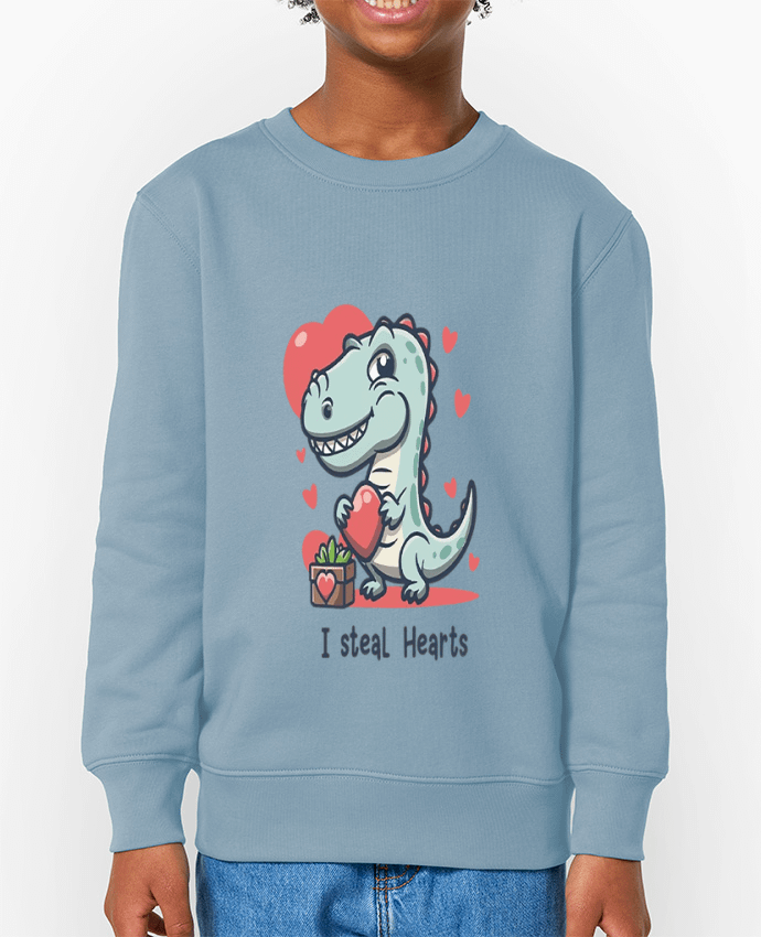 Sweat-shirt enfant je vole le coeur Par  VSGA