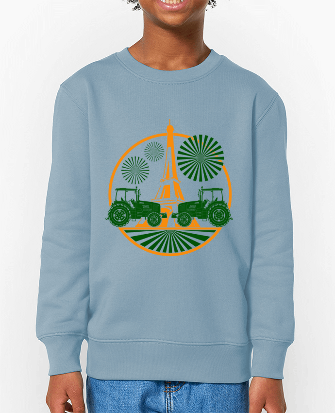 Sweat-shirt enfant Paris Agricole Par  Geronimo Gorilla SylverBack